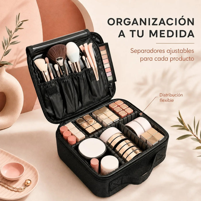 Organizador de Maquillaje con Compartimentos Ajustables